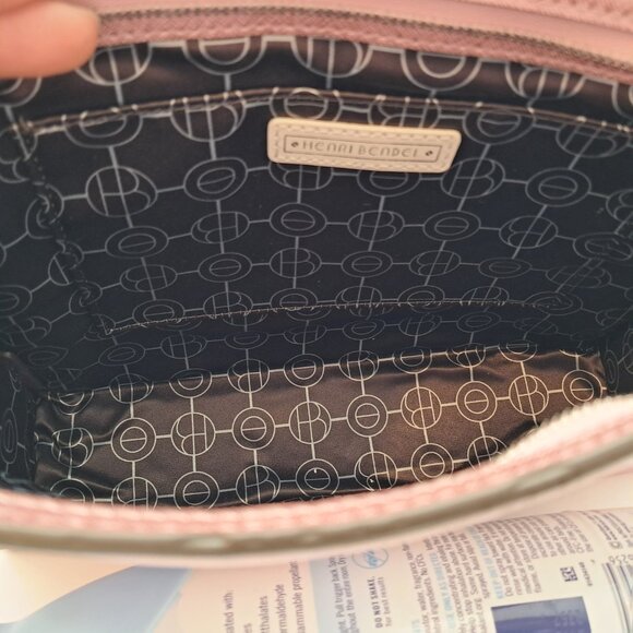 Henri Bendel West 57th Large Cosmetic Clutch Bag Pink NWT - Picture 10 of 11